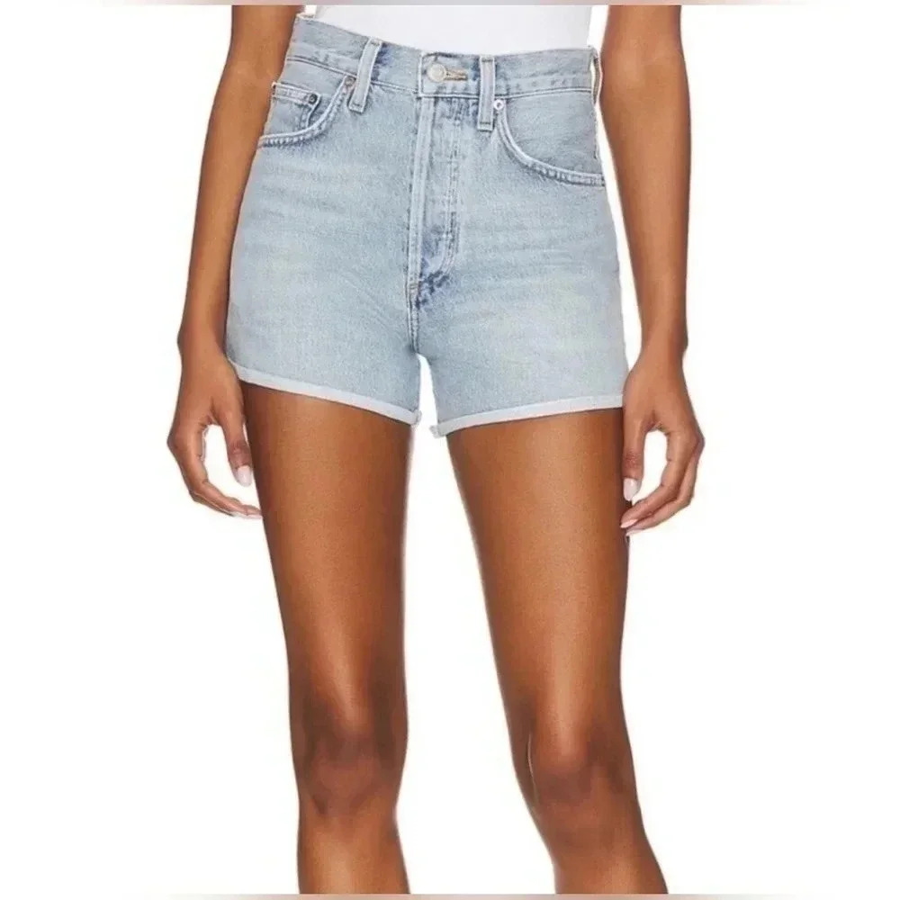 Agolde Dee shorts NWT SIZE 28 Hazard color